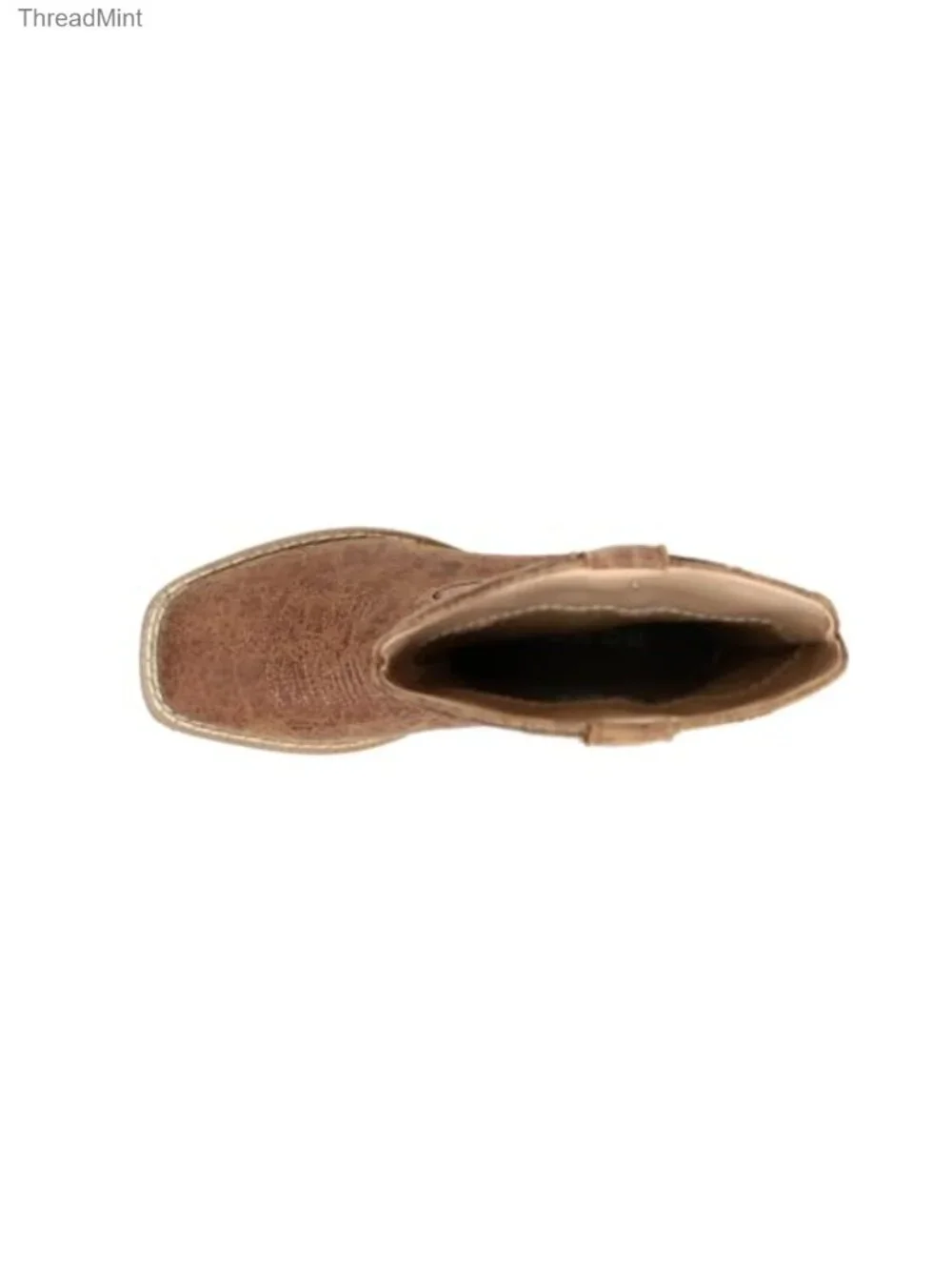 Toddler Boys Western Cowboy Boots Square Toe Pull-On Faux Leather